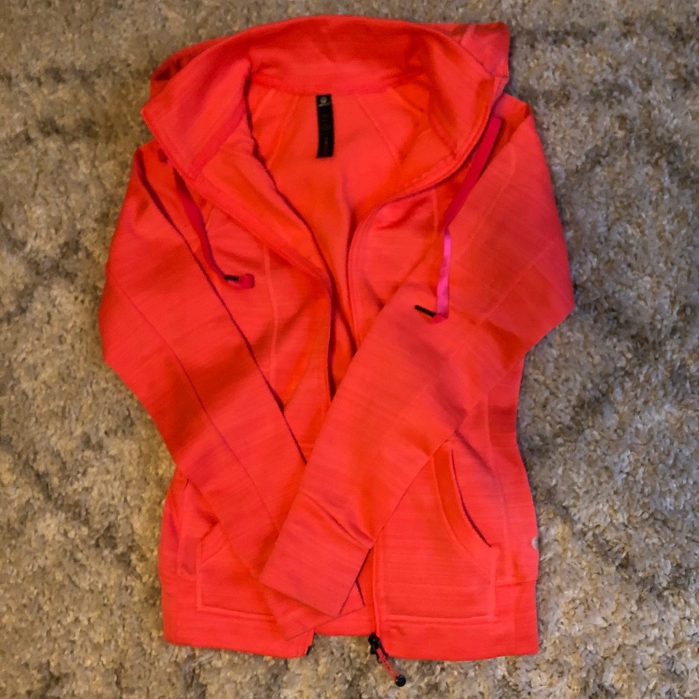 Bright pink workout zip up!